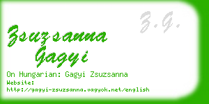 zsuzsanna gagyi business card